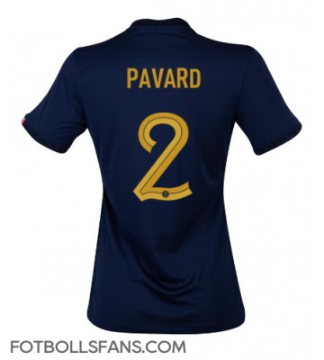 Frankrike Benjamin Pavard #2 Replika Hemmatröja Damer VM 2022 Kortärmad